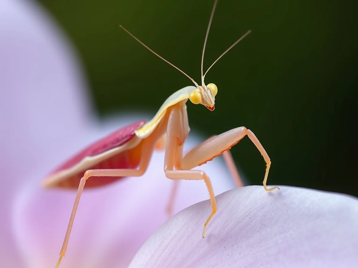 Color Transition Timeline - orchid mantis color morphs