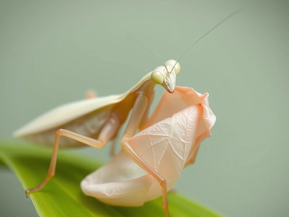Molting and Color Changes - orchid mantis color morphs
