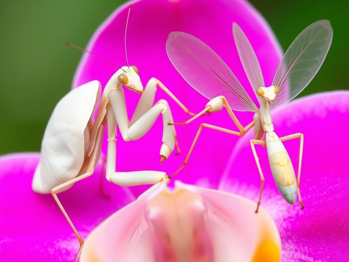Conclusion - orchid mantis male vs female