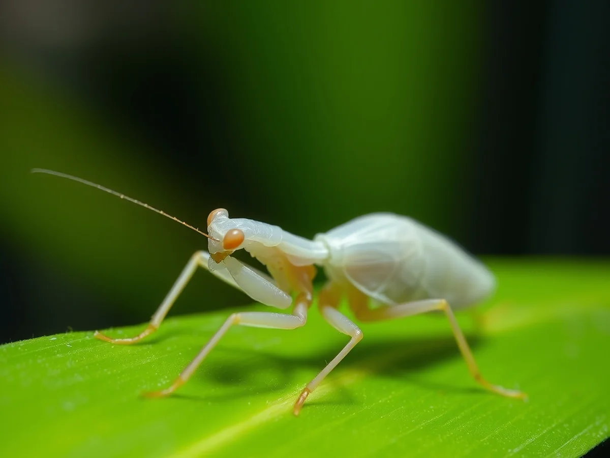 Counting Instar Stages - orchid mantis molting instar stages